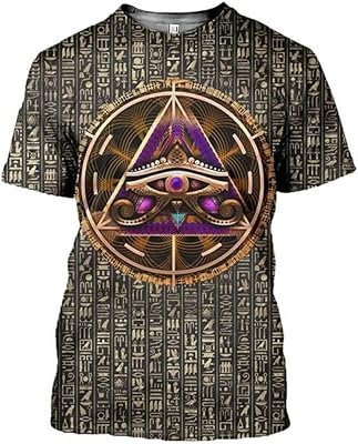 T-shirt de marque dieux de l'egypte ancienne t-shirts déesses imprimées en 3d