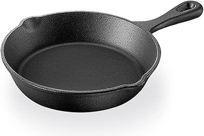 Poêle en fonte blackstone, poêle en fonte pré-assaisonnée compatible gaz, induction, four