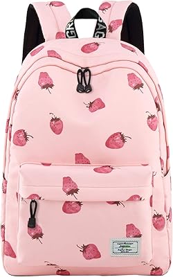 Sac à dos scolaire léger au design mignon pour enfants et filles, adapté