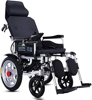 Fauteuil roulant électrique sgs avec appui-tête scooter à quatre roues en acier épais
