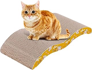 Mamo bear griffoir durable pour chat avec herbe à chat biologique, griffoir réversible
