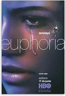 Affiche de la série télévisée classique euphoria des années 90 imprimée en hd