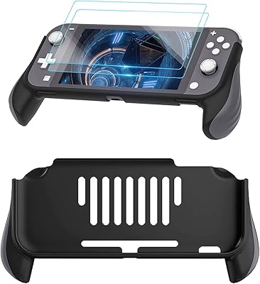 Poignée nintendo switch lite compatible castwave, étui de protection confortable pour nintendo switch