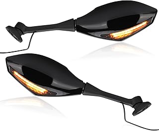Rétroviseurs moto avec clignotants led pour honda cbr250r cbr300r cbr500r cbr600rr cbr600f cbr600f4