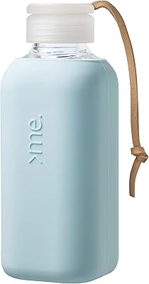Bouteille d'eau en verre squireme. y1 ultra haut de gamme allant au lave-vaisselle