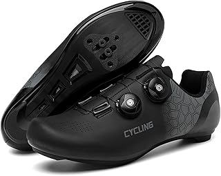Chaussures de cyclisme sur route pour hommes, chaussures de verrouillage compatibles spd, chaussures