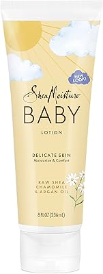 Sheamoisture lotion pour bébé pour peau sèche et peau claire huile brute