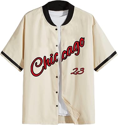 Chemises de baseball à manches courtes pour hommes georglitter avec lettre imprimée