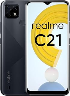Téléphone portable realme c21, smartphone débloqué sans sim avec batterie massive de 5