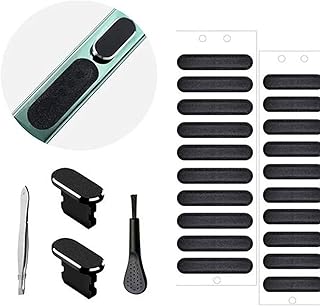 Ensemble de prises anti-poussière leonus pour iphone, coque adhésive anti-poussière à 10 mailles