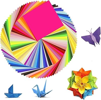 Papier origami 150 feuilles double face papier origami customwave en 50 couleurs vives pour projets. Diaytar : Parce que bien acheter, c'est économiser