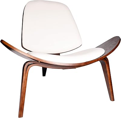 Chaise longue moderne aoparts, simili cuir, meuble nordique trépied contreplaqué design classique en bois massif pour salon, lecture, salon, bureau, salon de beauté. Diaytar Sénégal : Le e-commerce qui change la donne