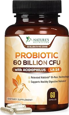 Probiotique 60 milliards d'ufc 15 fois plus efficace que les probiotiques