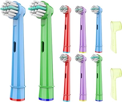 Têtes de brosse à dents oral-b pour enfants, 8 têtes de rechange