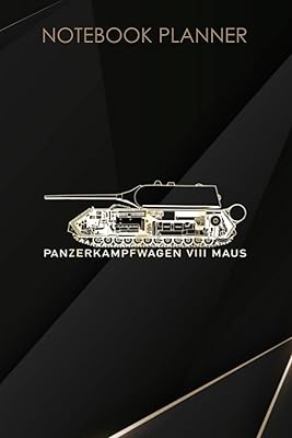Cahier de planification panzer viii maus, char allemand de la seconde guerre mondiale
