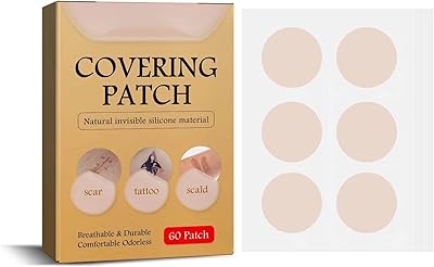60 pièces autocollants anti-cernes de peau invisibles et respirants couverture de cicatrice