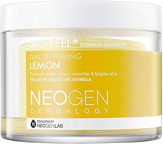 Crème exfoliante à la gaze neogen dermaleo bio-peel, citron, 200 ml (30 tampons)