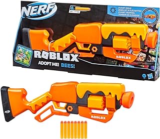 Nerf roblox adopt me ! : abeilles ! lanceur de fléchettes à levier