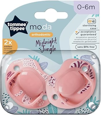 Tommee tippee moda sucettes pour nouveau-nés conception orthodontique symétrique sac en silicone
