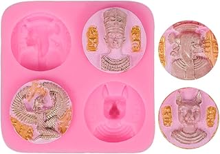 Moule en silicone couleur bonbon égyptien pharaon antique pour chocolat