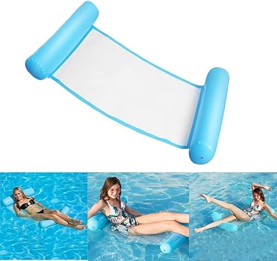 Balançoire gonflable balançoire de piscine pliable chaise flottante 4 en 1