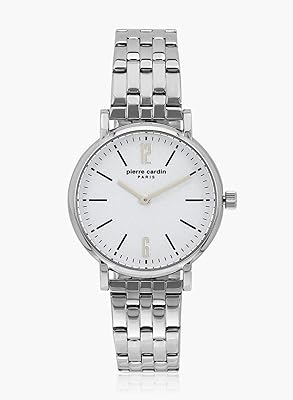 Montre décontractée pierre cardin pour femme, analogique, acier inoxydable - pc902262f04