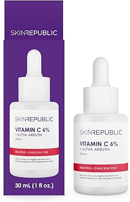 Sérum à la vitamine c 6 % et à l'alpha-arbutine de skin republic