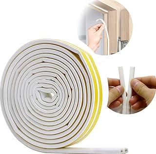 Bande de mousse auto-adhésive pour portes et espaces de fenêtres, coupe-froid en mousse
