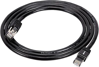 Câble internet amazonbasics, rj45 cat 7 gigabit ethernet haut débit, 10 gbps, 600