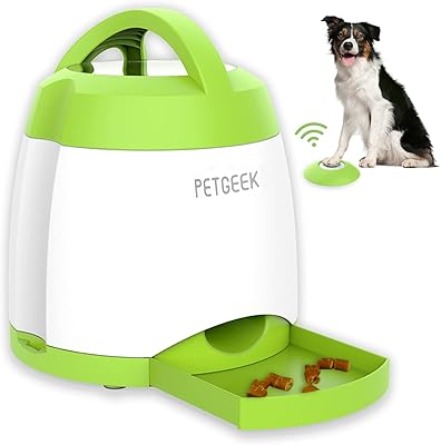 Distributeur de friandises petgeek pour chiens mangeoire automatique pour animaux de compagnie