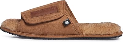 Pantoufles sherpa pour hommes en mousse à mémoire de forme en microsuède