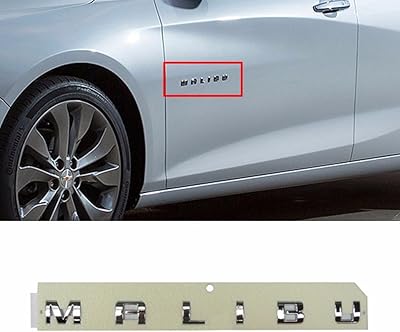 Emblème de porte d'entrée [malibu] 1 unité pour gm chevrolet malibu 2016+ pièces