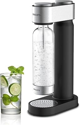 Machine à gazéifier la maison en acier inoxydable philips avec bouteille de gazéification