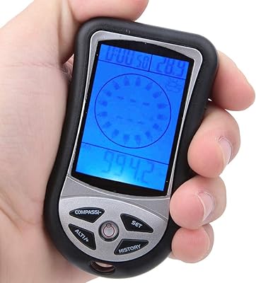 Altimètre électronique boroco, thermomètre thermomètre de navigation électronique boussole gps baromètre de prévisions