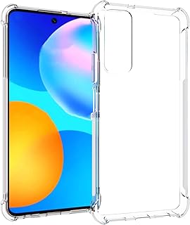 Coque de protection transparente en tpu ostia avec quatre coins pour huawei y7a