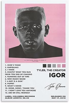 Affiche tyler le créateur - affiche igor pour album d'affiches esthétiques de chambre
