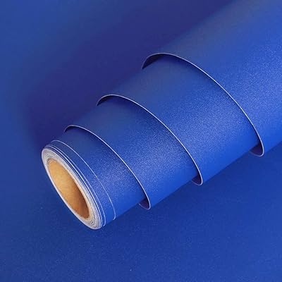 Lachery papier peint autocollant bleu royal à décoller et à coller pour décoration