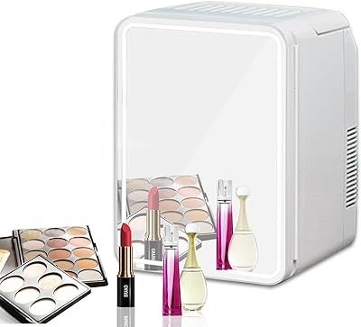 Mini réfrigérateur miroir 12 l avec chargeurs ac/dc, 3 modes réglables, parfait