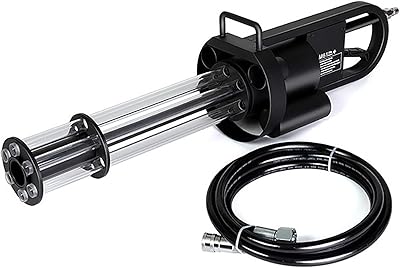 Machine à brouillard portable, pistolet à neige sèche gyro gatling led, pistolet à