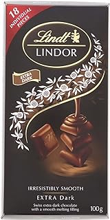 Chocolat extra noir lindt lindor 100 g