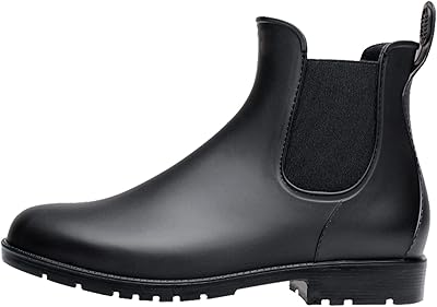 Bottes de pluie courtes yvmurain pour femmes, bottines chelsea imperméables en caoutchouc antidérapantes