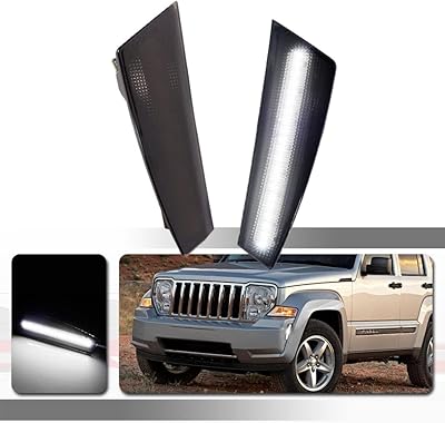 Tonsya pour 2008 2009 2010 2011 2012 jeep liberty pare-chocs avant feux