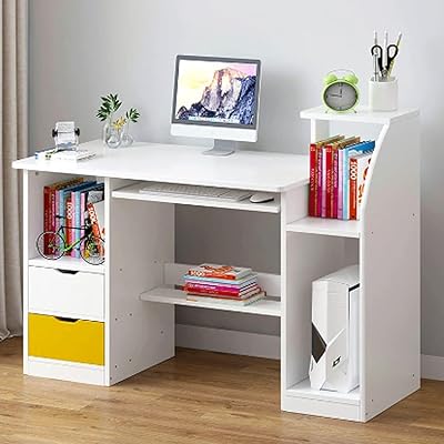 Table d'ordinateur d'étudiant au design simple cotis bureau portable en bois moderne