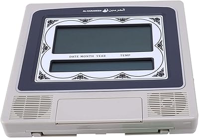 Nouvelle horloge de bureau azan musulmane pour toutes les prières