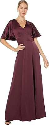 Robe longue en satin immax