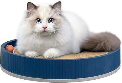 Griffoir pour chat en carton 3 en 1 lit à gratter d'intérieur durable