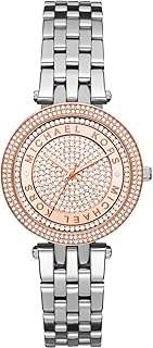 Montre décontractée et pratique pour homme analogique acier inoxydable mk3446