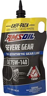 Ems oil svopk 100% extreme pressure (ep) severe gear lubrifiant, quart easy pack