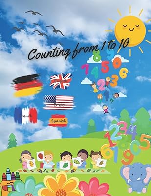 Apprendre les nombres de 1 à 10 en anglais, espagnol, allemand et français