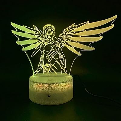 Veilleuse led 3d de décoration de la maison avec un design de figure